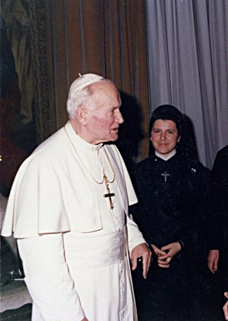 Встреча с Папой Римским Иоанном Павлом II в Казахстане